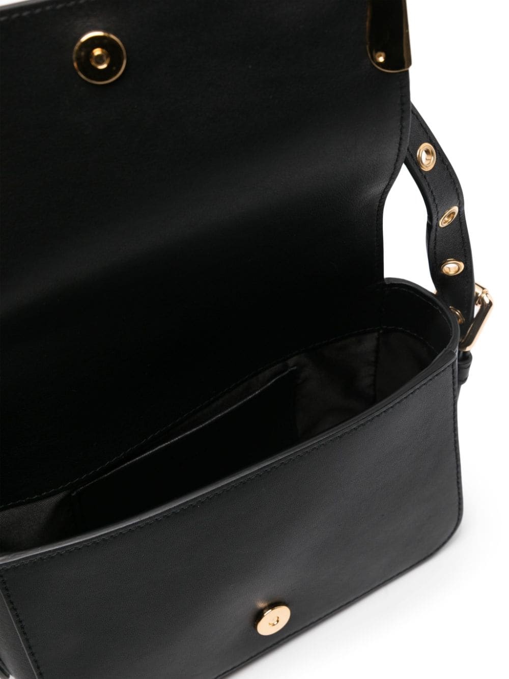 metal-corners leather crossbody bag - 5