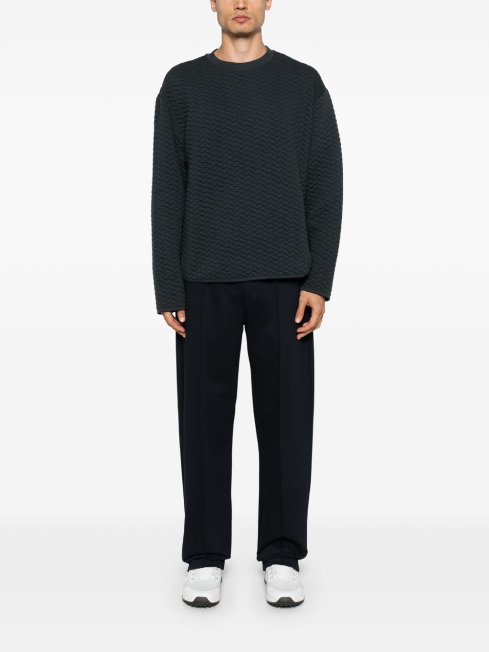 quilted sweatshirt - 2