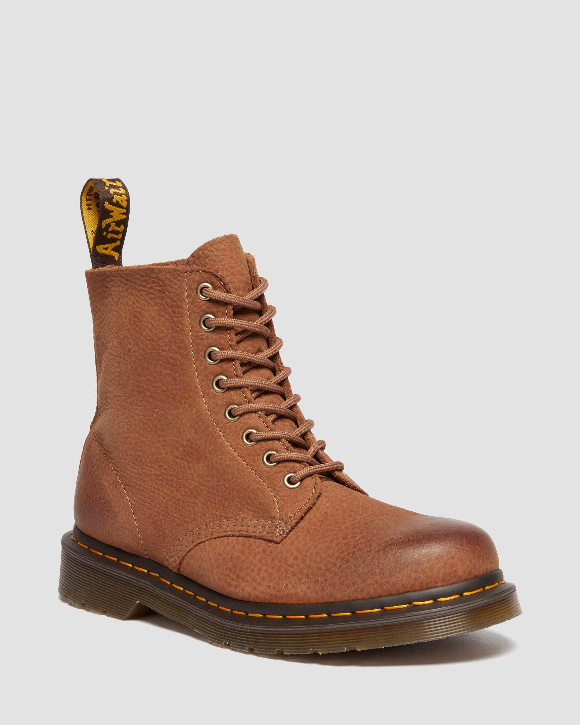 1460 Pascal Tumbled Nubuck Lace Up Boots - 5