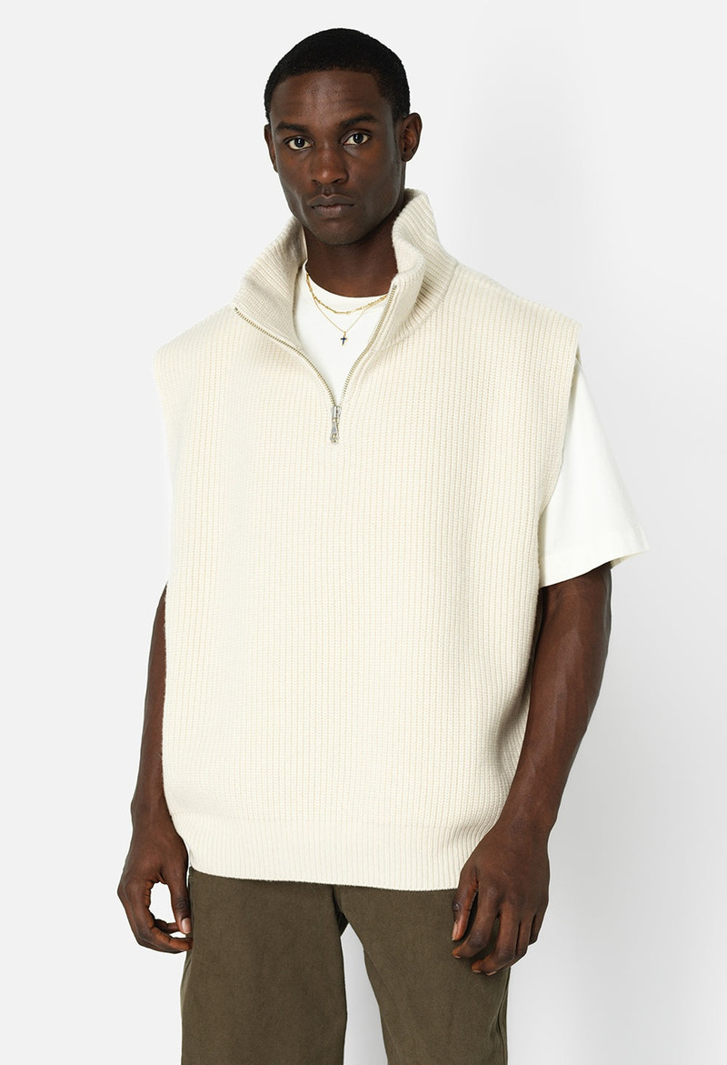 DAKOTA KNIT HALF ZIP VEST 6