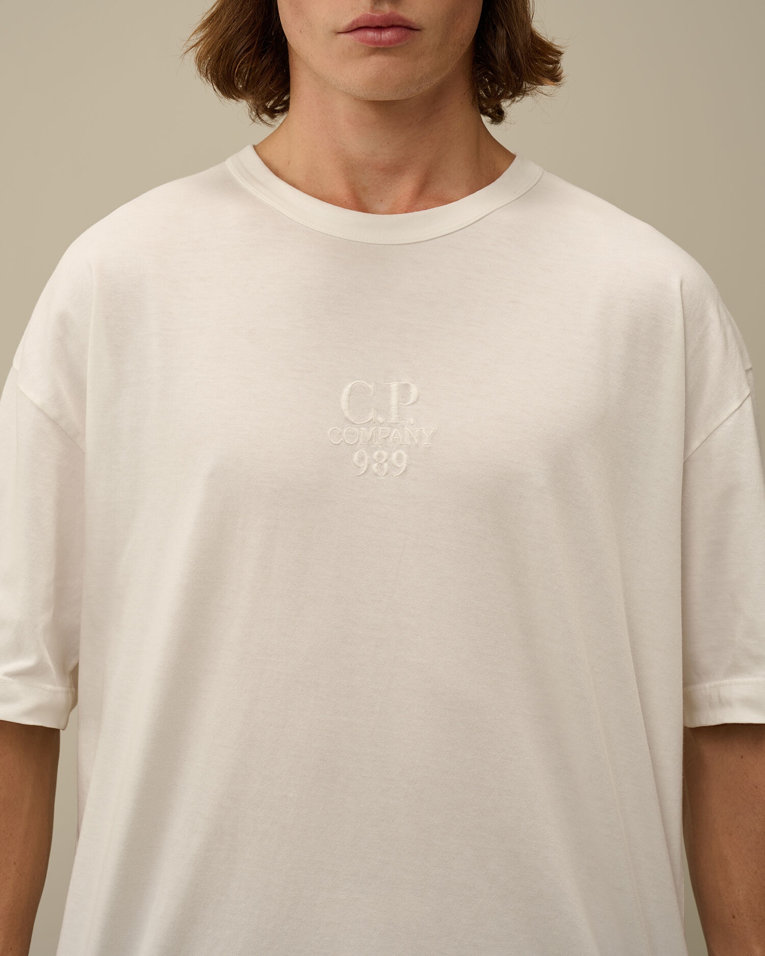 20/1 Jersey Boxy Logo T-Shirt - 8