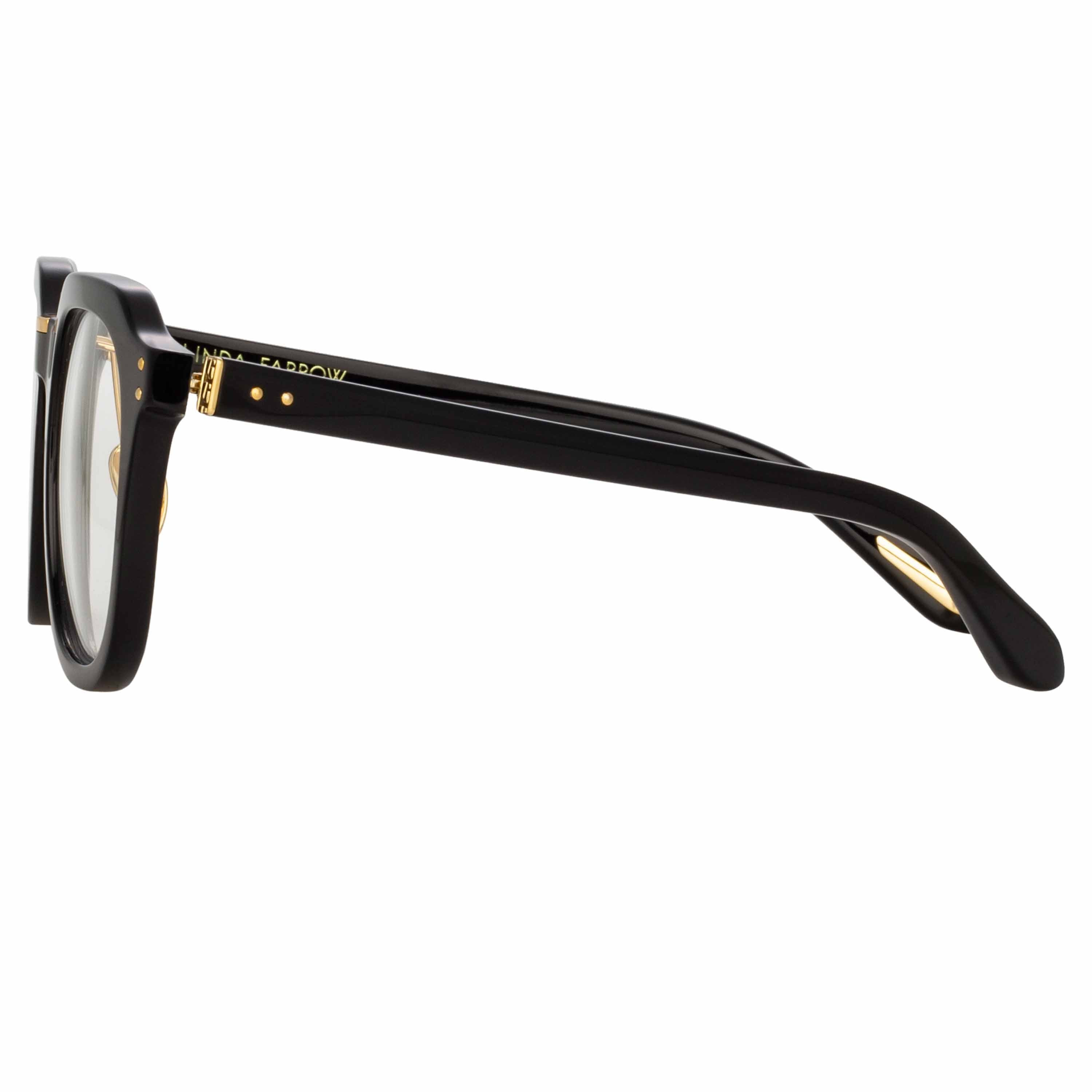 THE FLETCHER | OPTICAL ANGULAR FRAME IN BLACK (C5) - 5