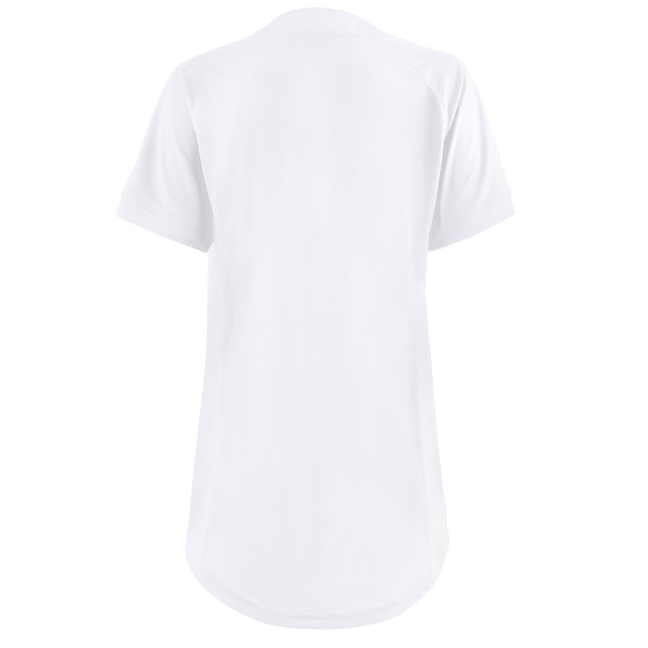 Youth Girl's NXT 1-Button Short Sleeve Softball Jersey - 2