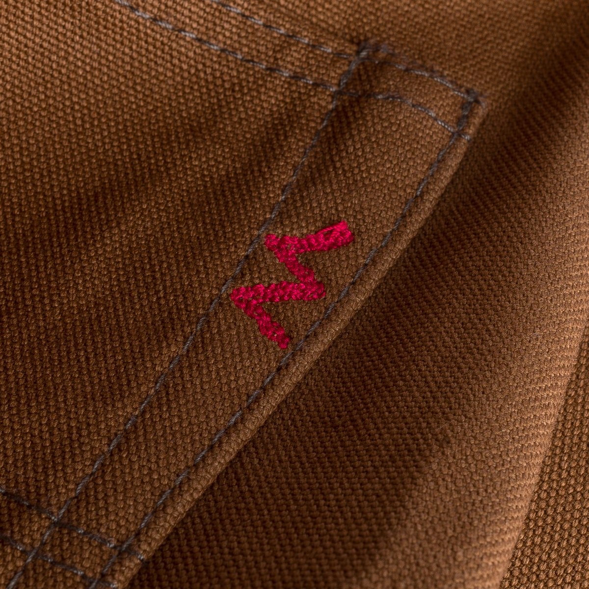 IH-634D 17oz Duck Straight Cut Jeans - Brown - 14