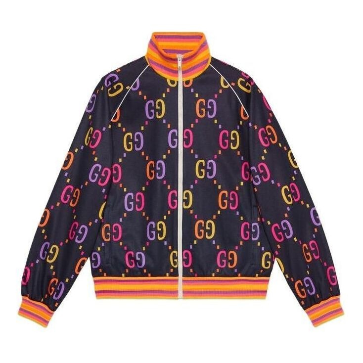 Gucci Jumbo GG Technical Jersey Zip Jacket 'Navy' 701623-XJELH-4681 - 1