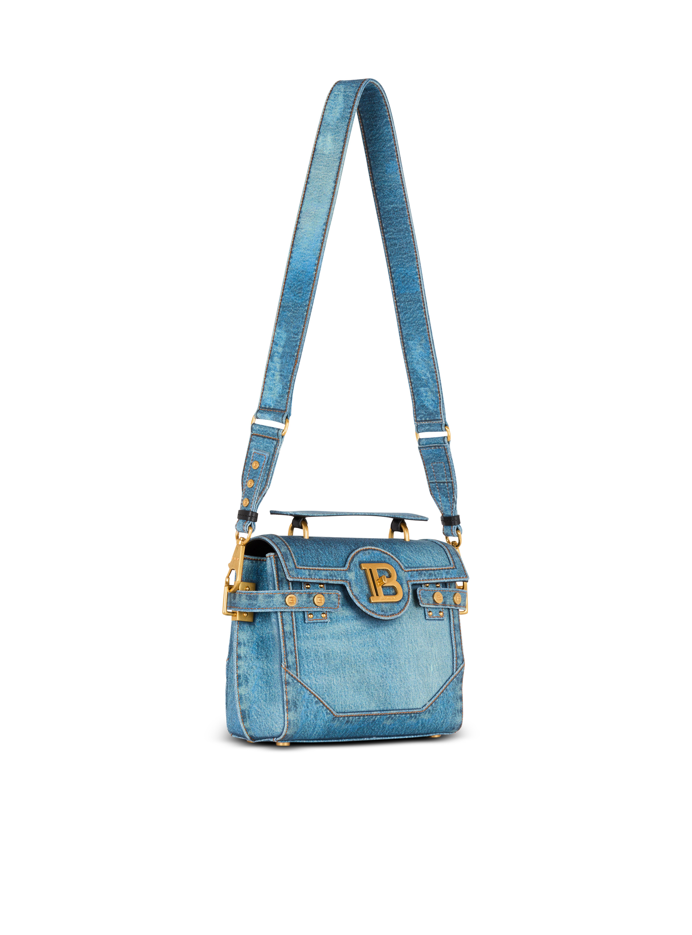 B-Buzz 23 bag in denim print canvas - 3