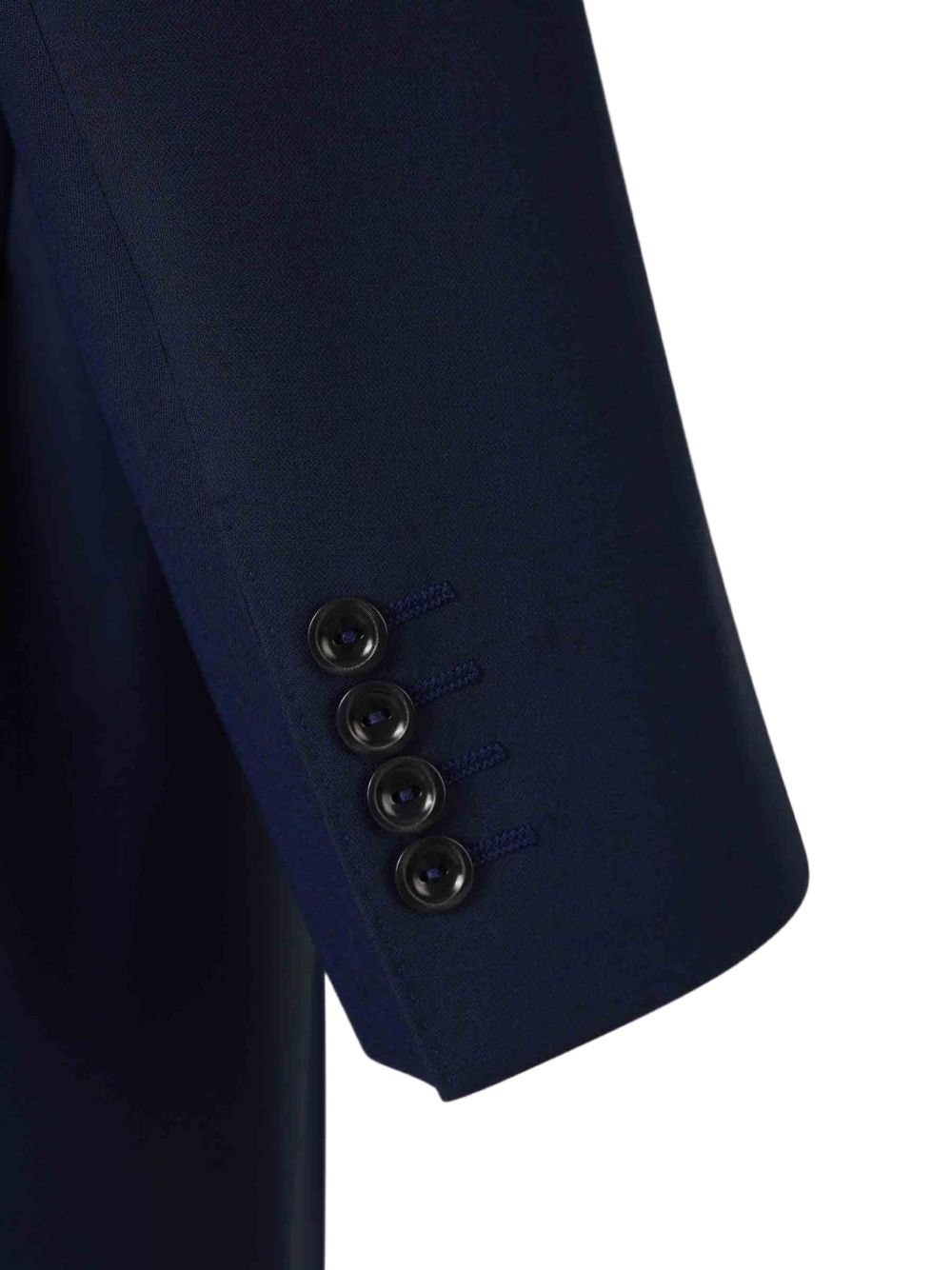 single breasted wool suit - 6
