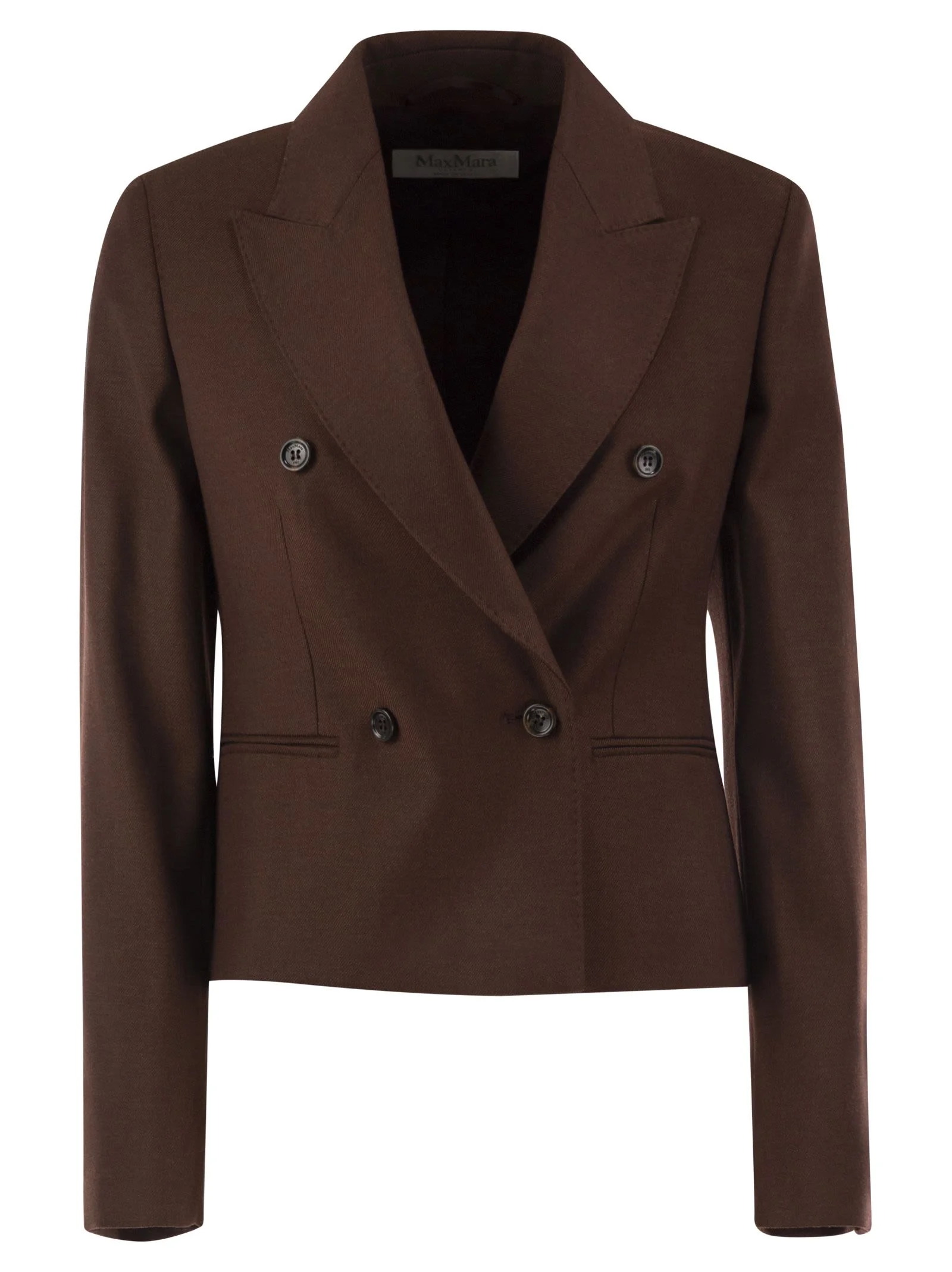 Max Mara Women Mxsangizia - Double-Breasted Pure Virgin Wool Blazer - 1