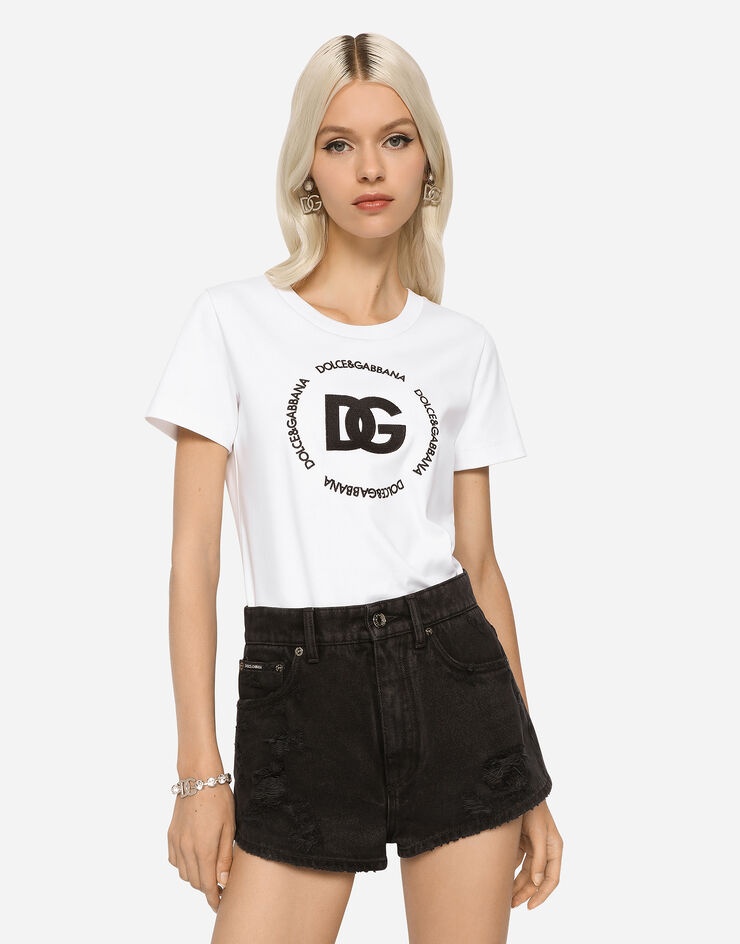 Interlock T-shirt with DG logo - 3