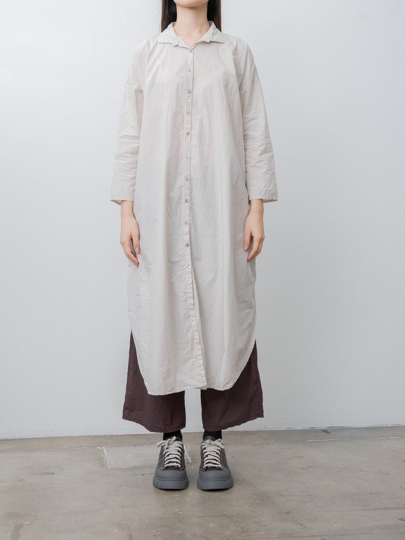 ALBUM DI FAMIGLIA Long Shirt Dress TC - Pebble outlook