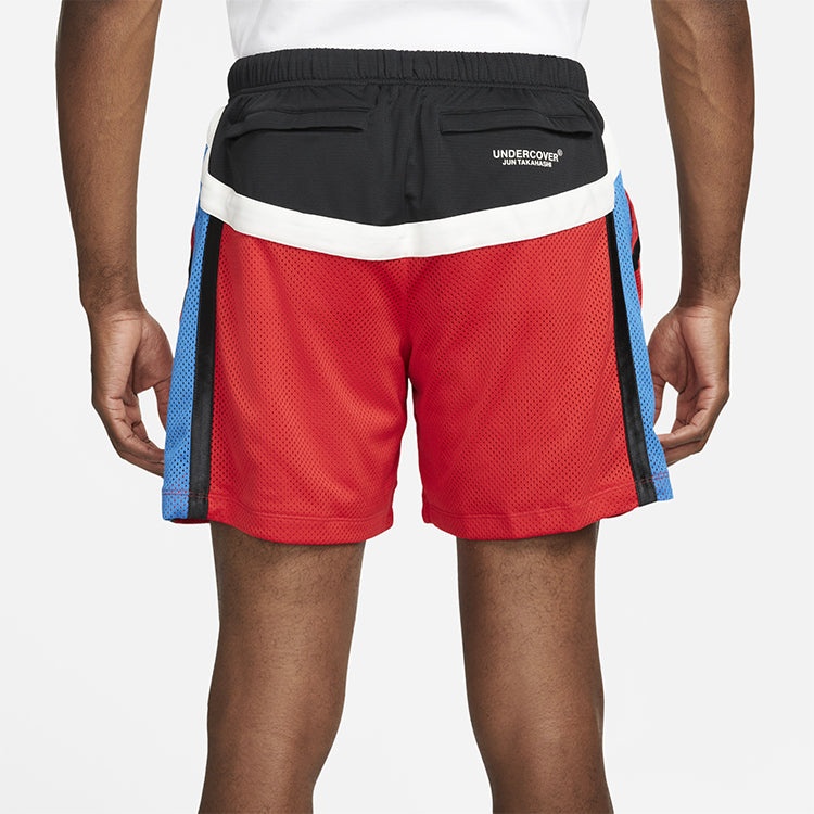 Nike Mesh Shorts Contrasting Colors Alphabet Printing Sports Basketball Asia Edition Red CZ4700-611 - 5