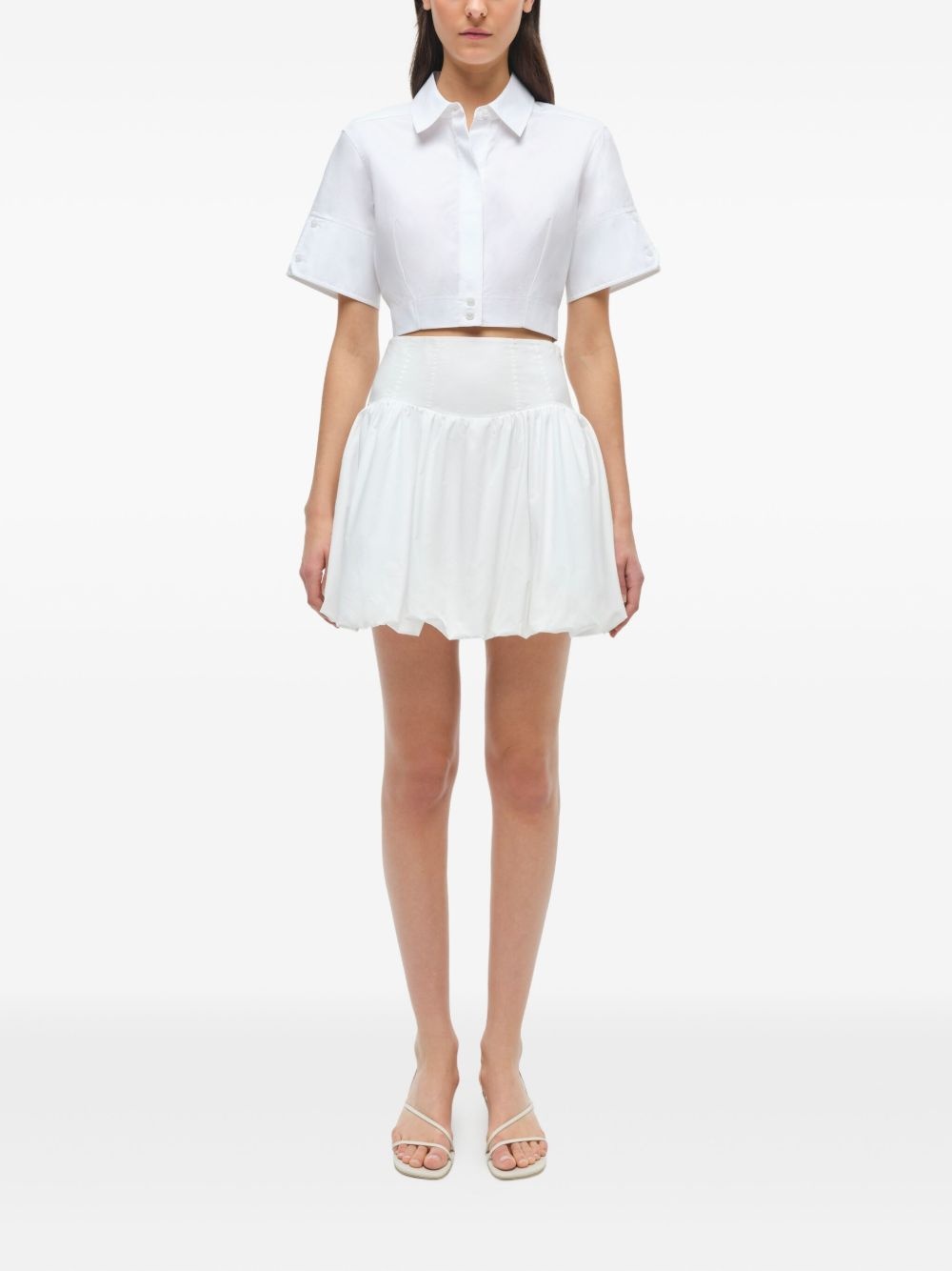 Pippa bubble-hem mini skirt - 2