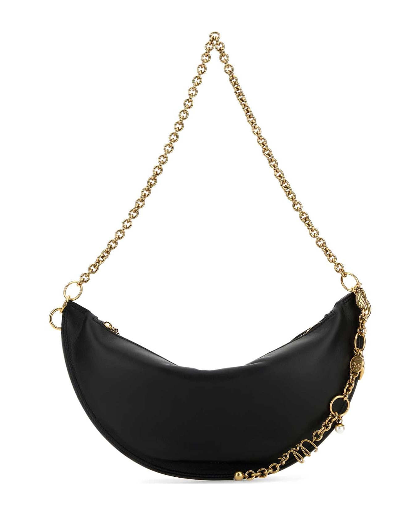 Black Nappa Leather Chloe Icons Shoulder Bag - 1