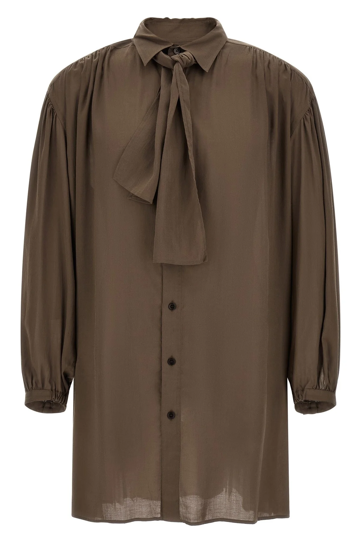 Shirt With Scarf - 1