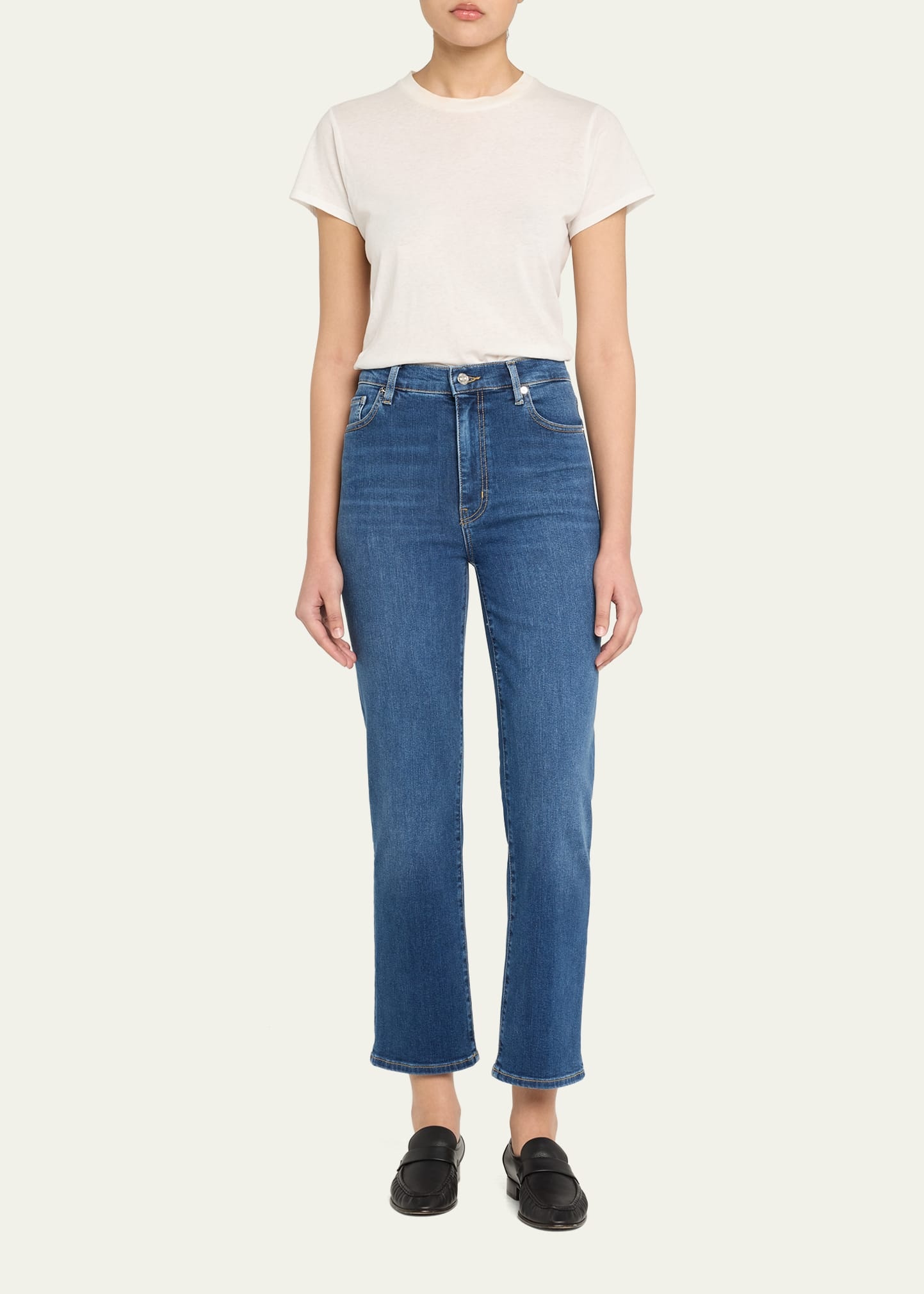 Le Sleek Straight Jeans - 2