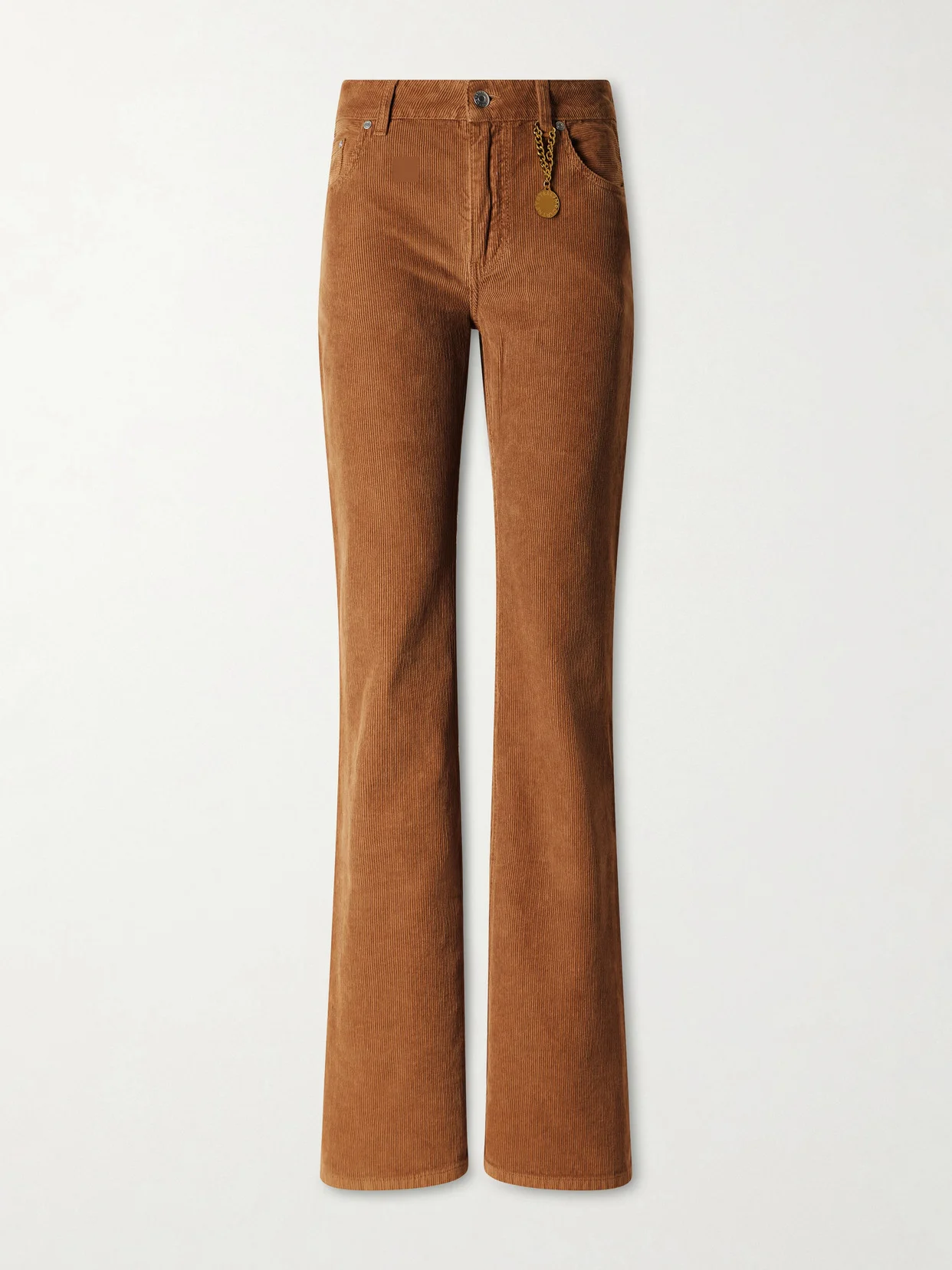 Cotton-corduroy Flared Pants - 1