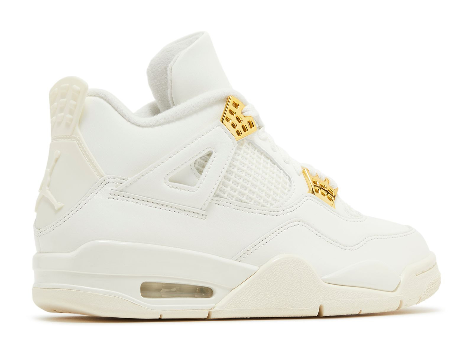 WMNS JORDAN 4 RETRO 'METALLIC GOLD' - 3