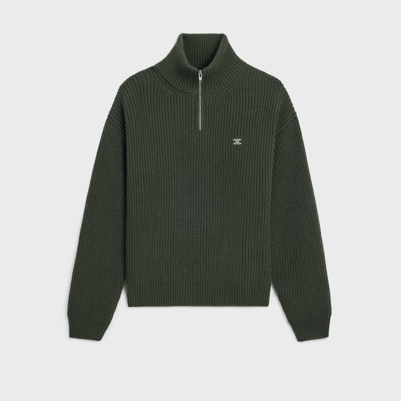 trucker sweater IN ribbed wool 1