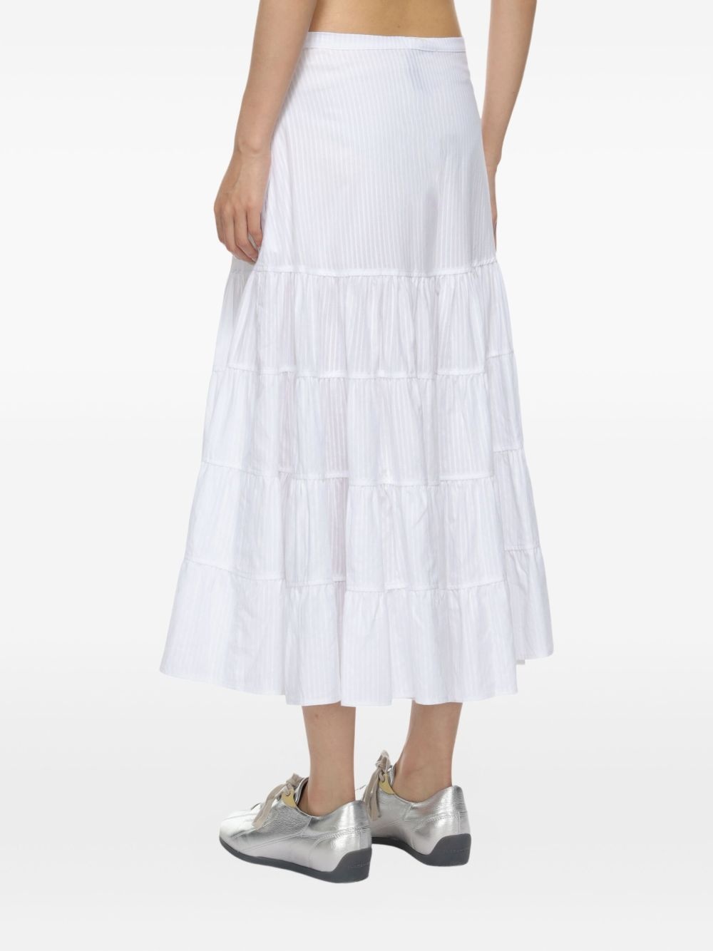 pleated midi skirt - 4