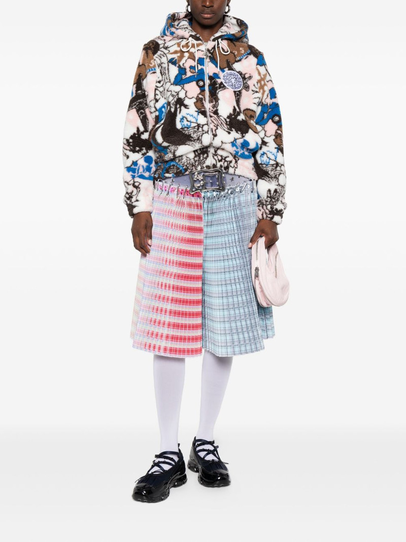 Chopova Lowena Engine Party fleece hoodie outlook