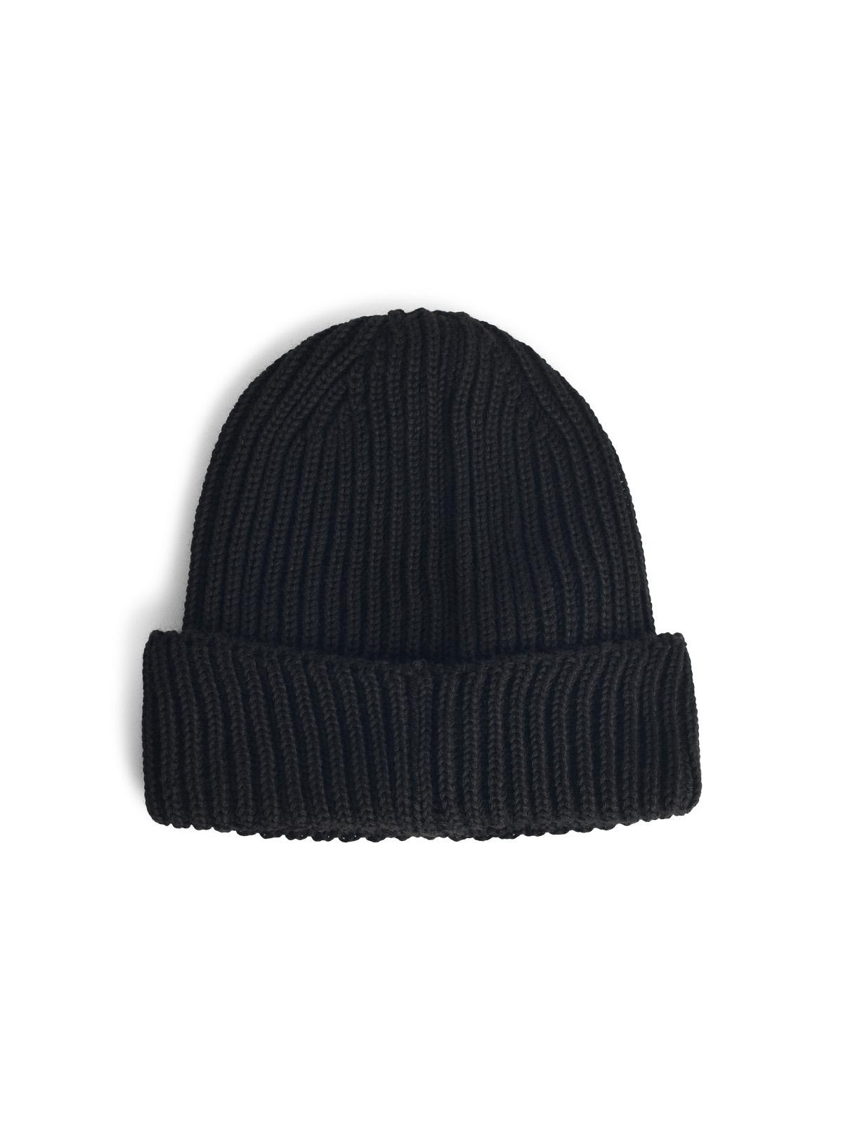 C.P. Company 'Lens' Black Wool Beanie Men - 2