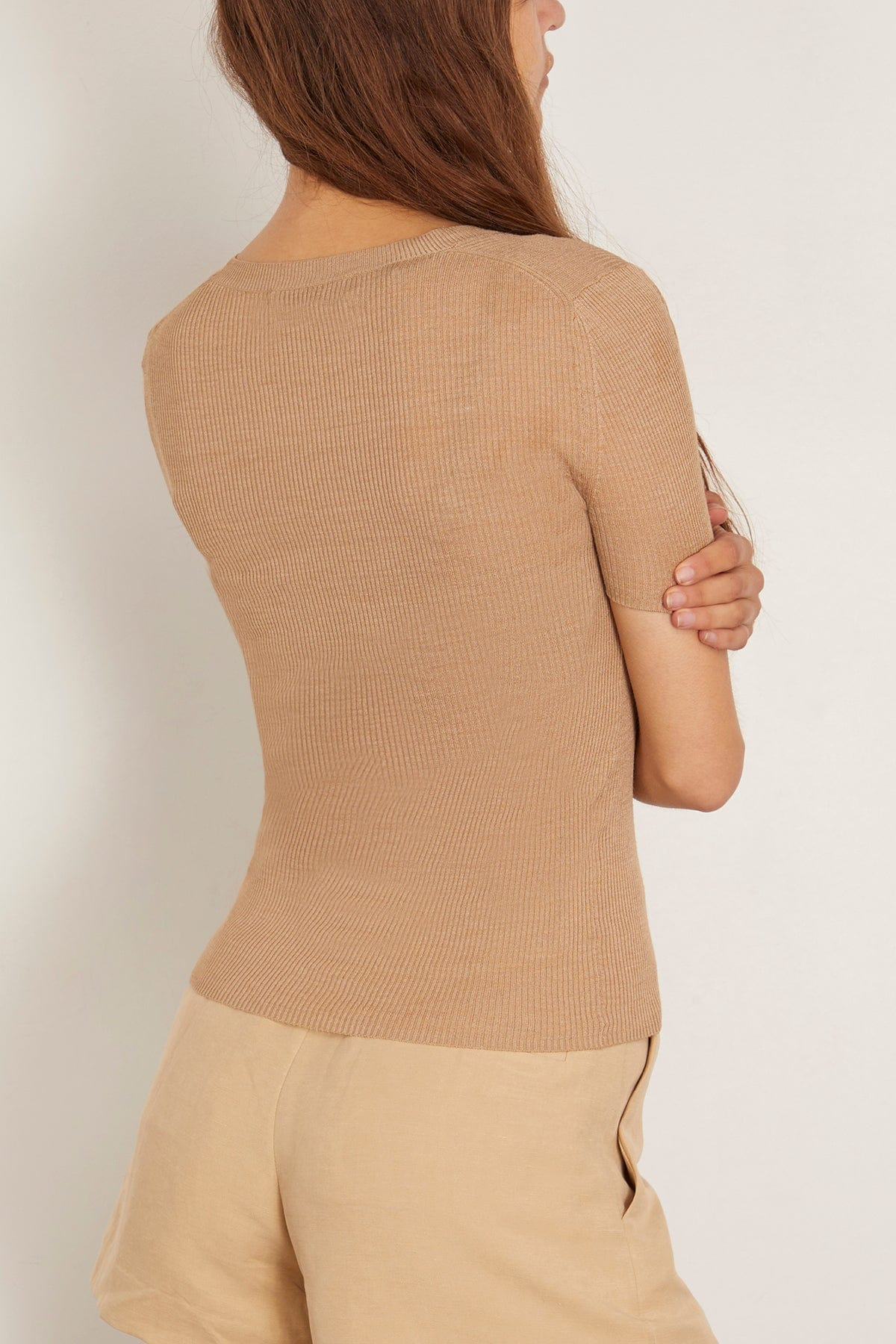 Hettie Sweater in Camel - 5