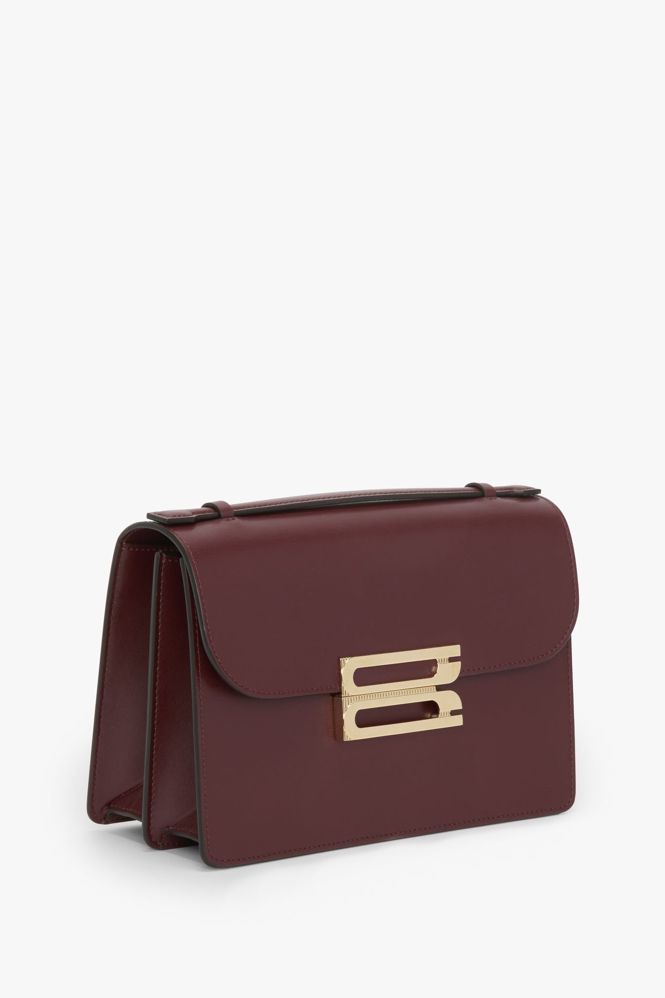 Dorian Bag In Burgundy Smooth Leather - 3
