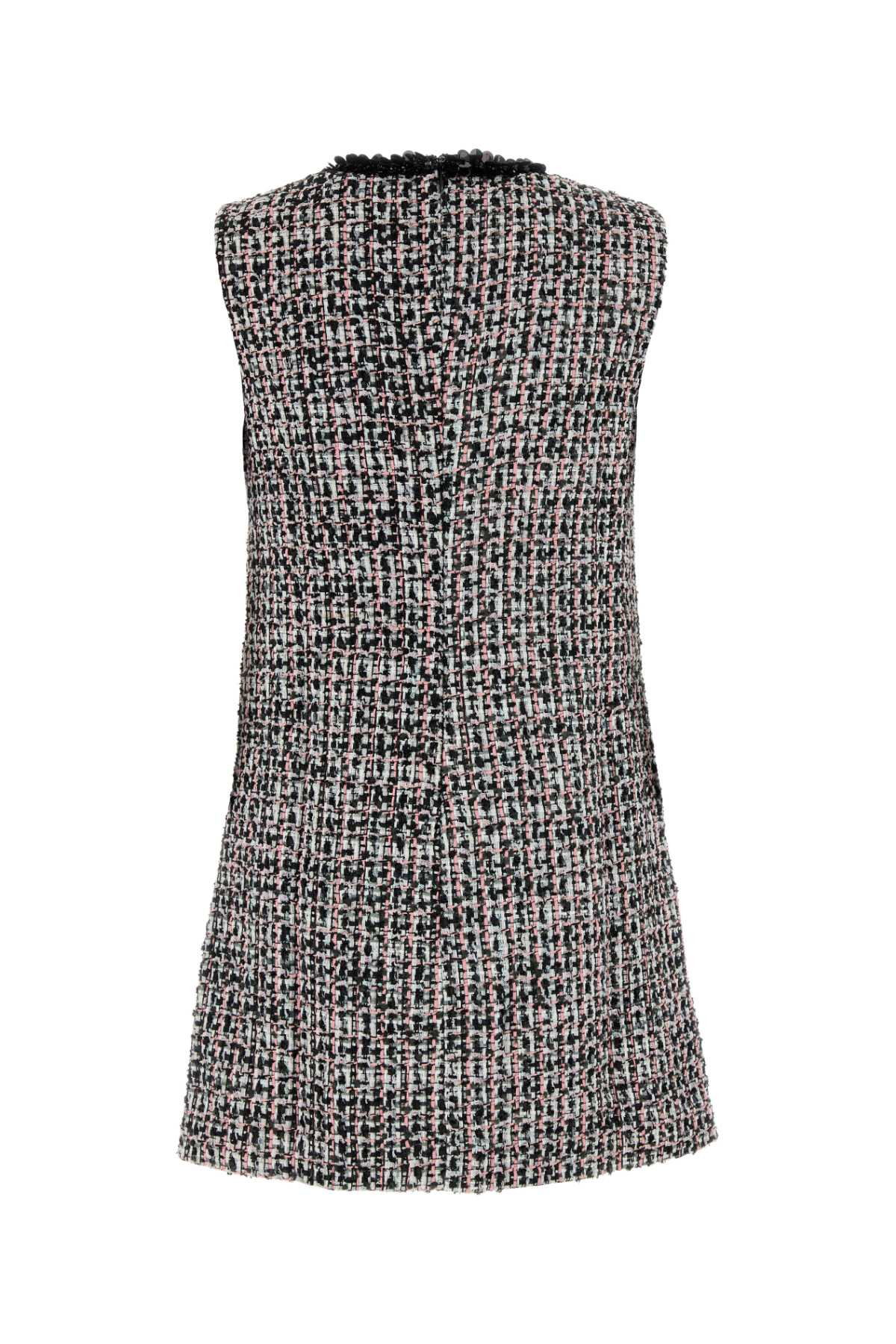 Self Portrait Women Multicolor Tweed Mini Dress - 2