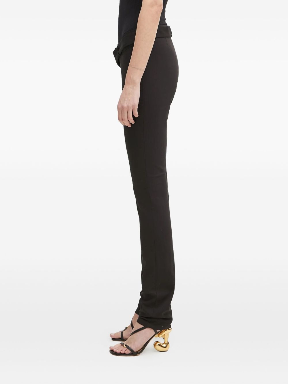 wrap-effect trousers - 2