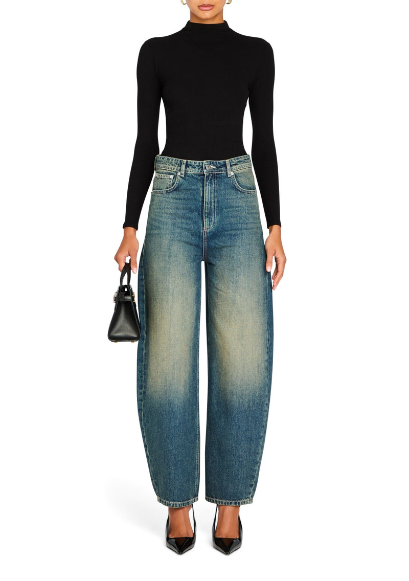 RETROFÊTE MARBEL MID RISE BARREL JEAN outlook