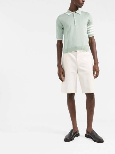 Thom Browne 4-Bar stripe polo shirt outlook