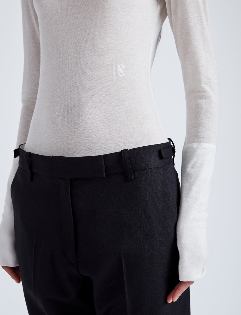 Kaiya Top in Sheer Slub Jersey 6