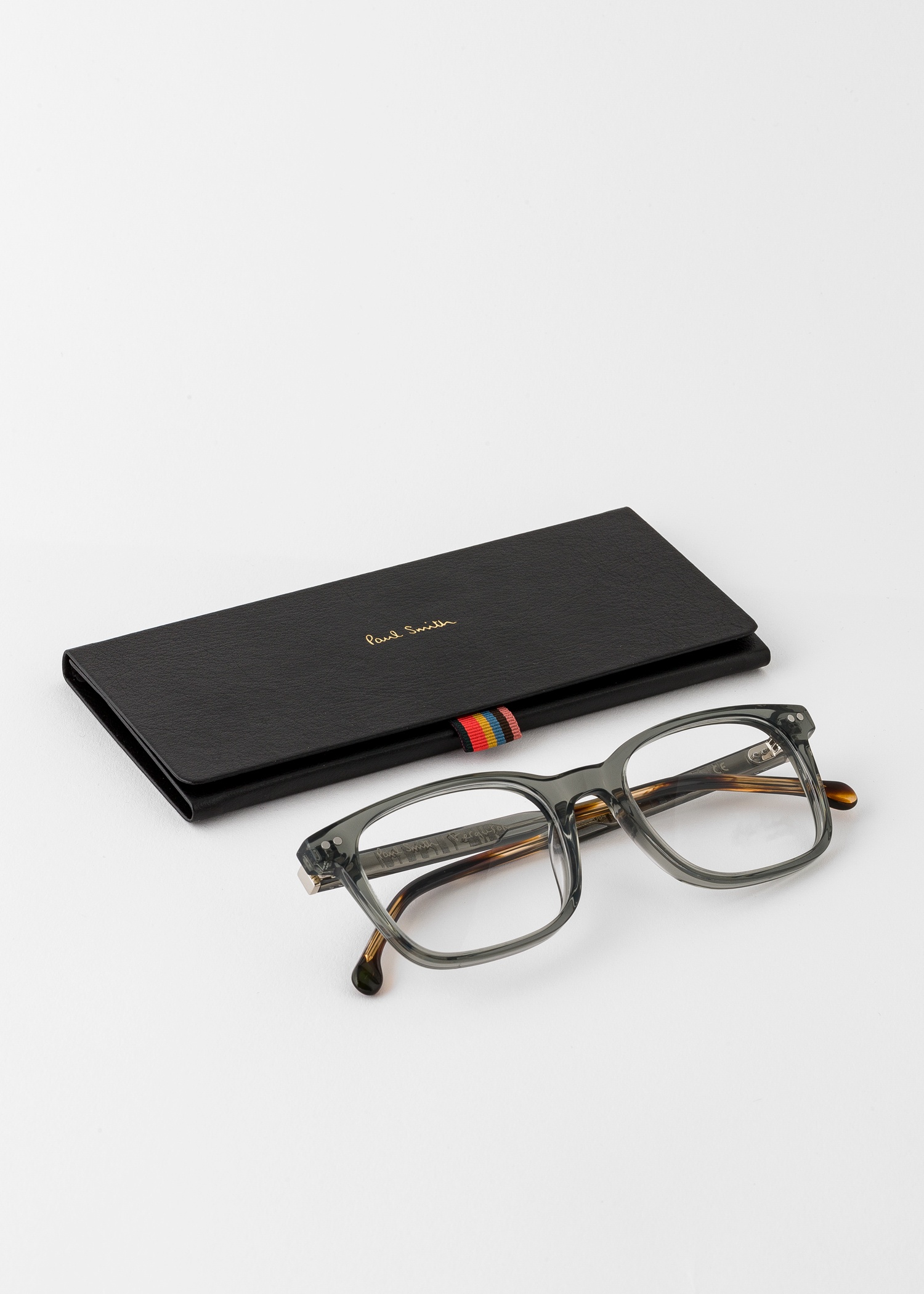 Havana Crystal Grey 'Ferguson' Spectacles - 4