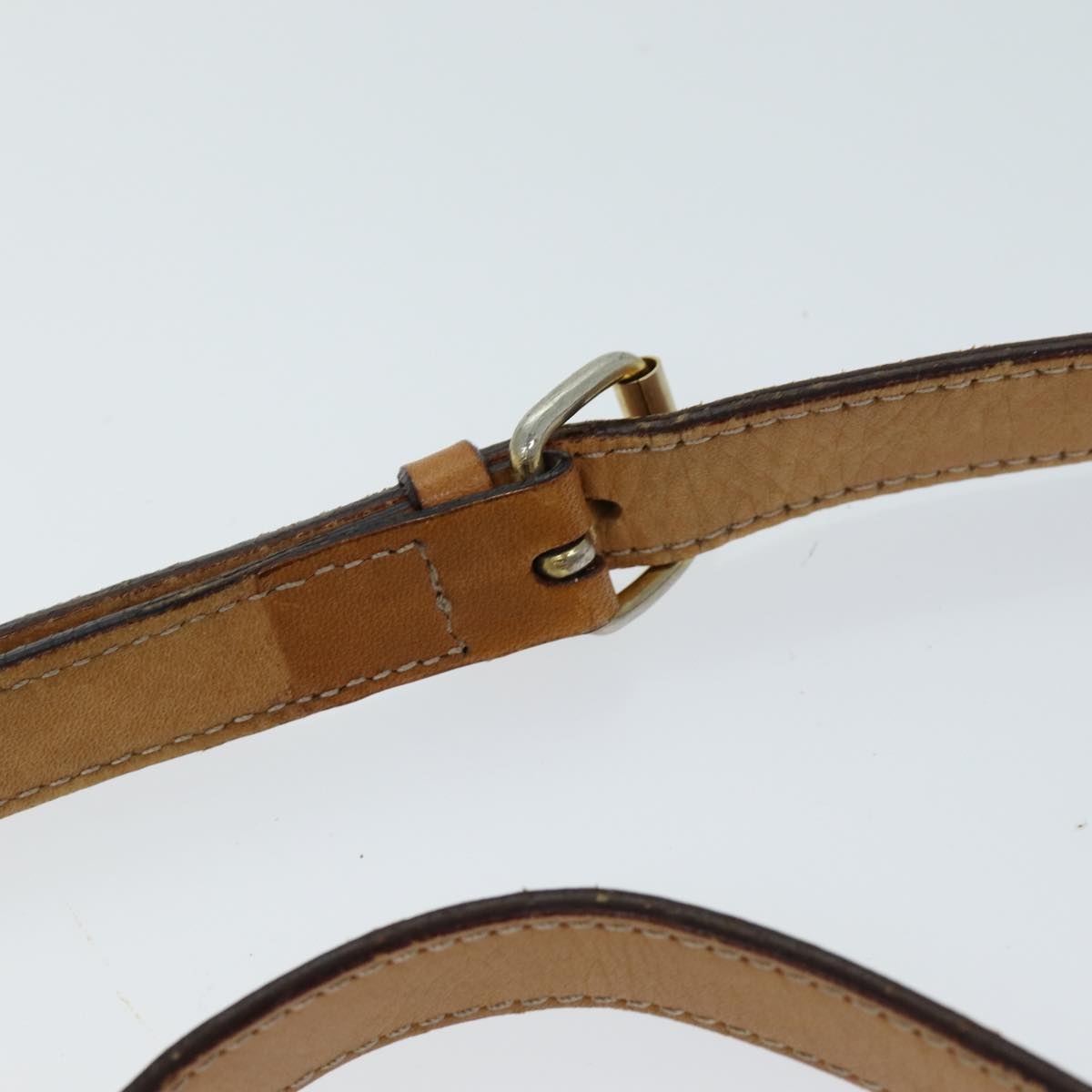 CELINE Macadam Canvas Shoulder Bag Pvc Brown - 8