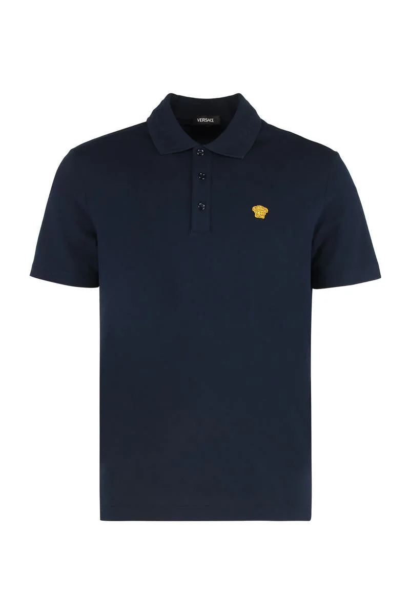 Versace Embroidered Polo Medusa - 1