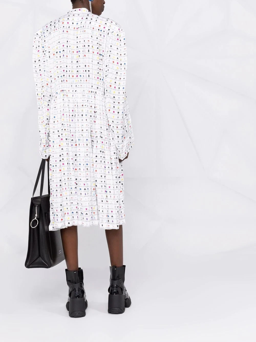 oversized scarf dress - 6