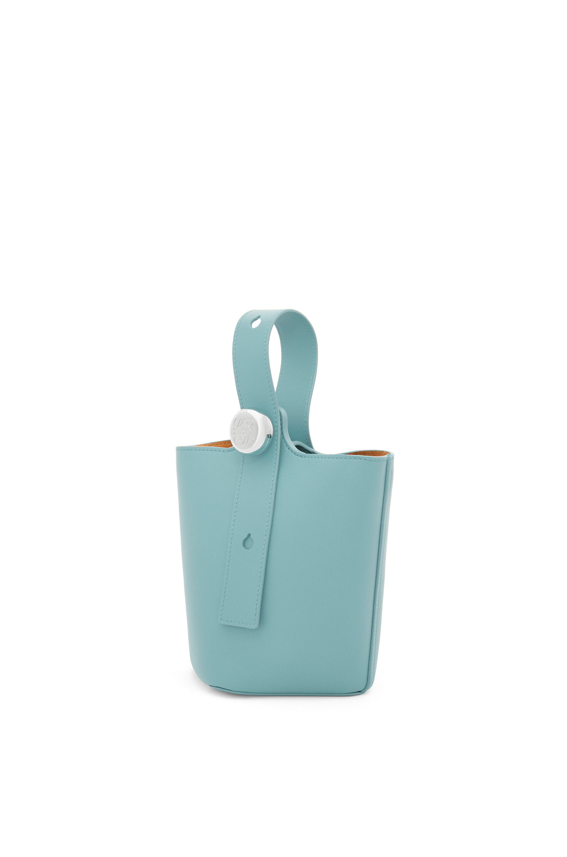 Mini Pebble bucket in smooth calfskin - 2