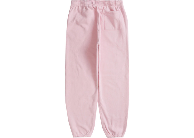 Supreme Supreme Satin Appliqué Sweatpant (FW23) Light Pink outlook