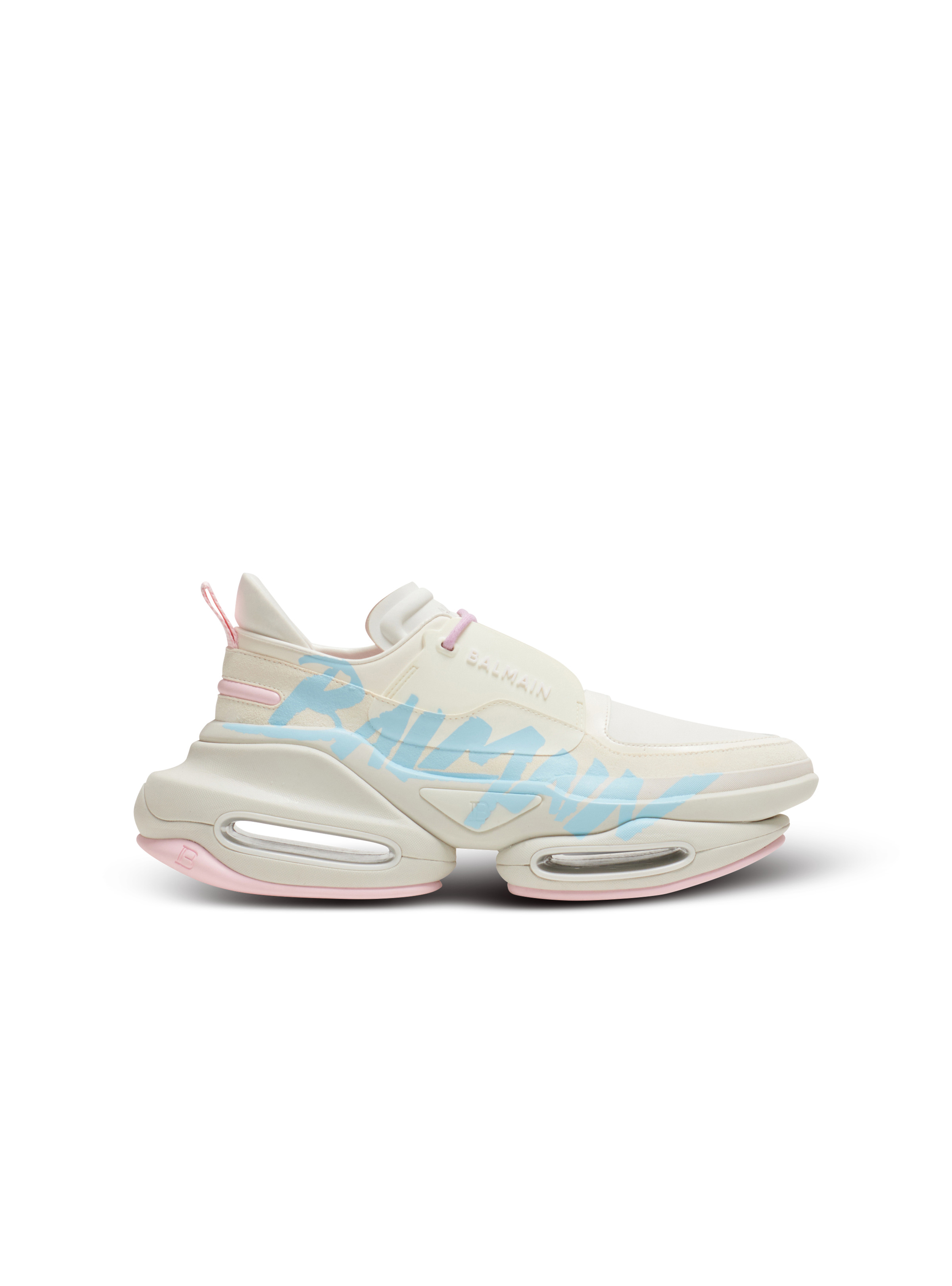 B-Bold trainers in leather, neoprene and suede - 1