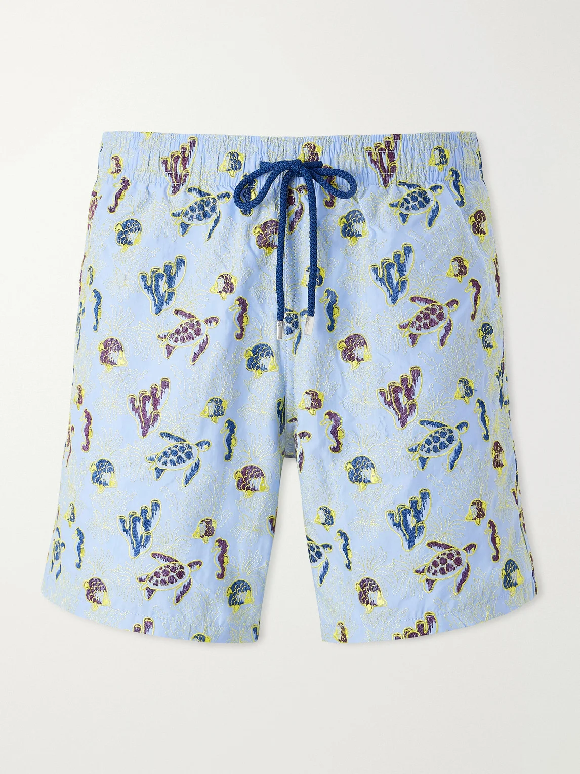 Mistral Embroidered Straight-Leg Swim Shorts - 1