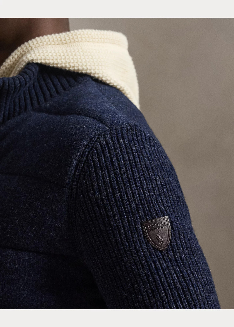 Wool-Cashmere Full-Zip Sweater 5