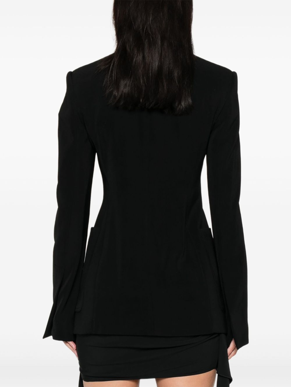button-fastening jacket - 4