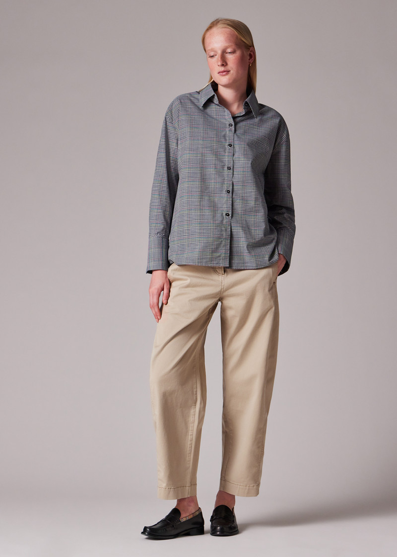 Women's Multicolour Check Shirt 4