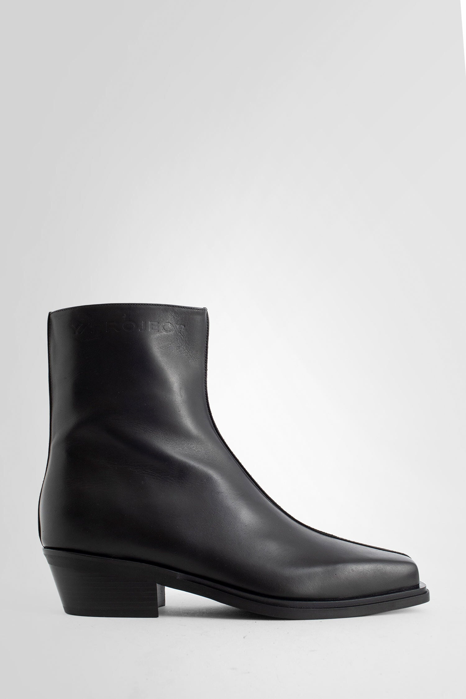 Y/PROJECT MAN BLACK BOOTS - 1