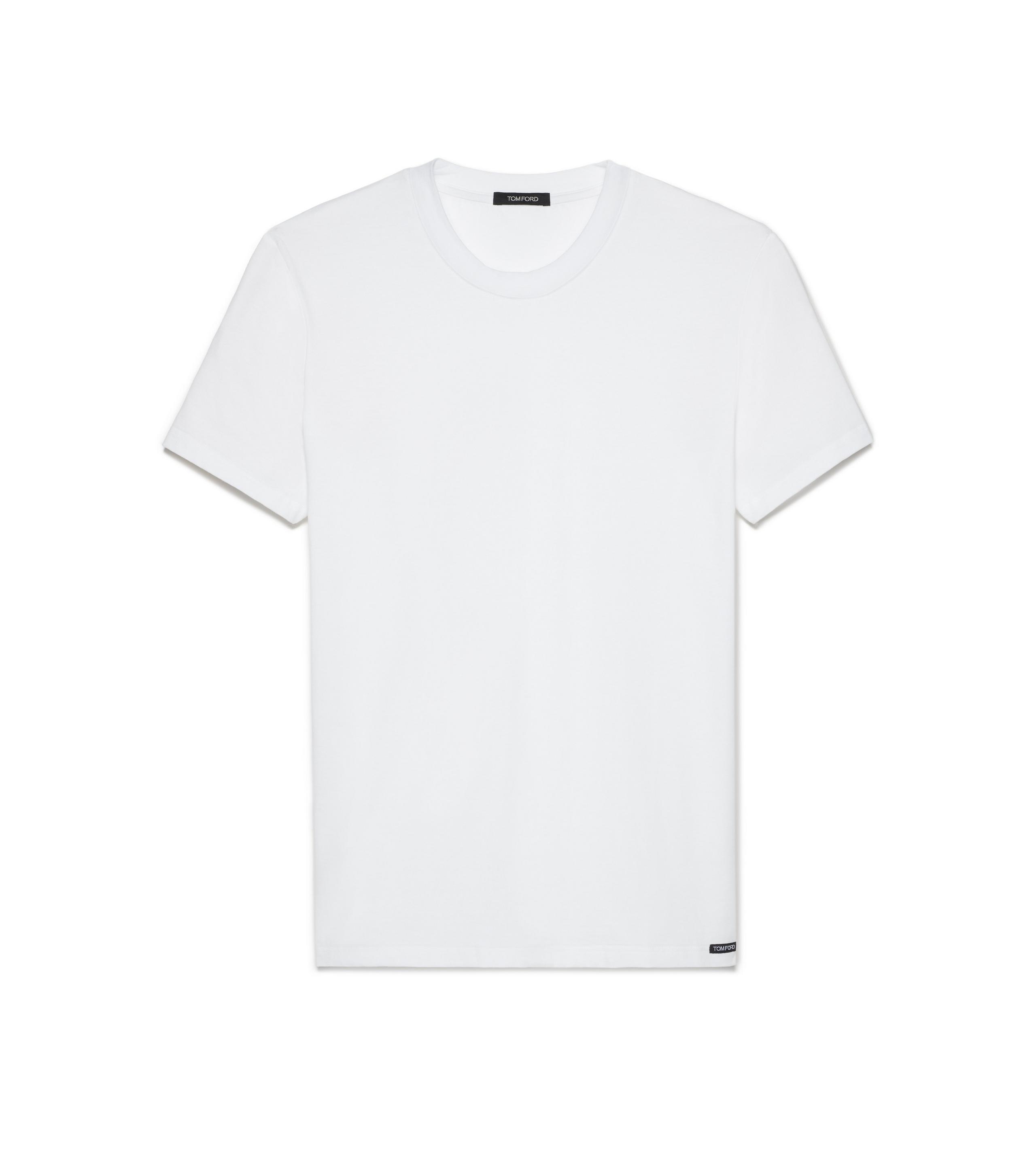 COTTON MODAL CREWNECK T-SHIRT - 1