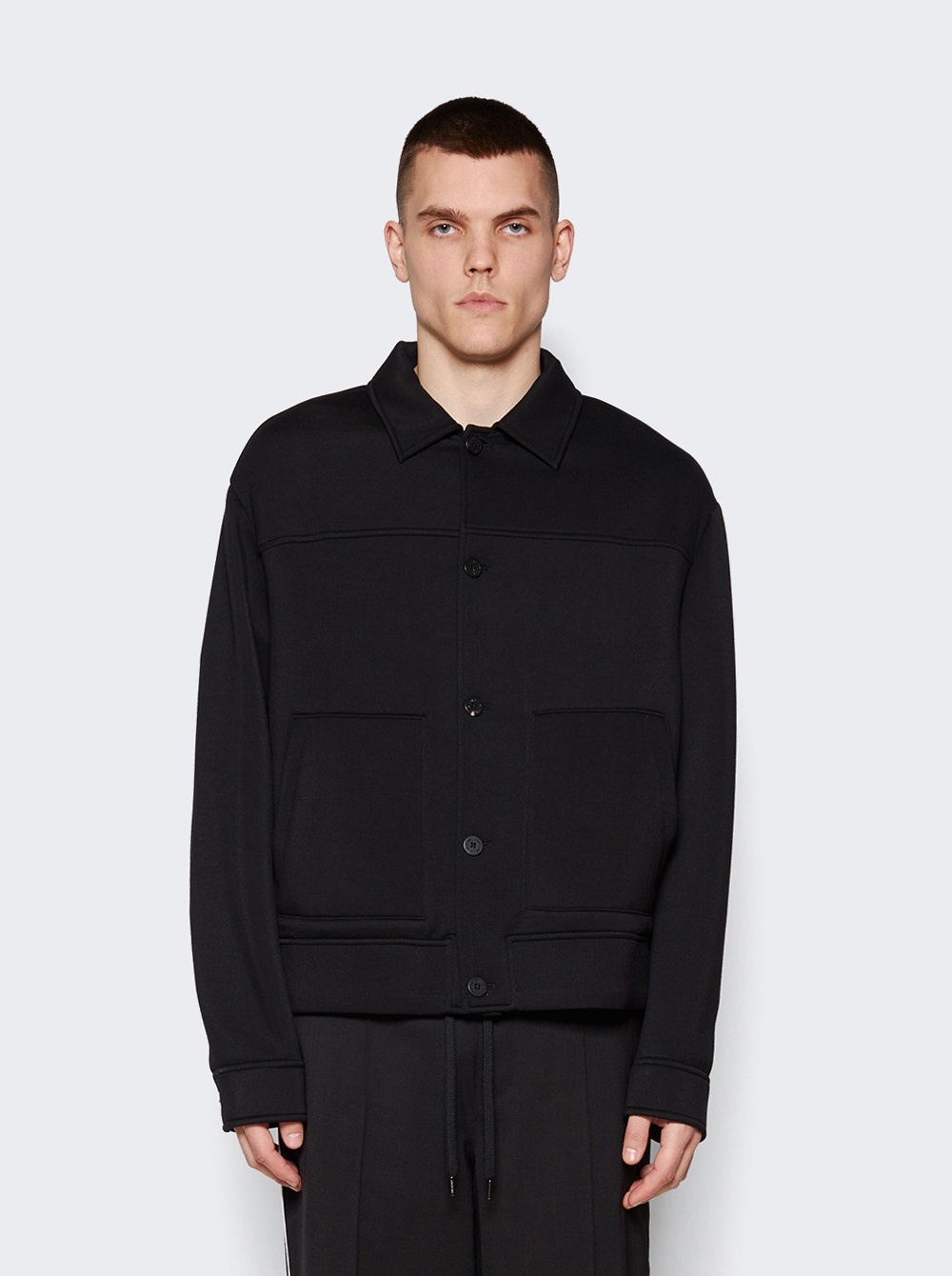 Boxy Hybrid Jacket Black - 3