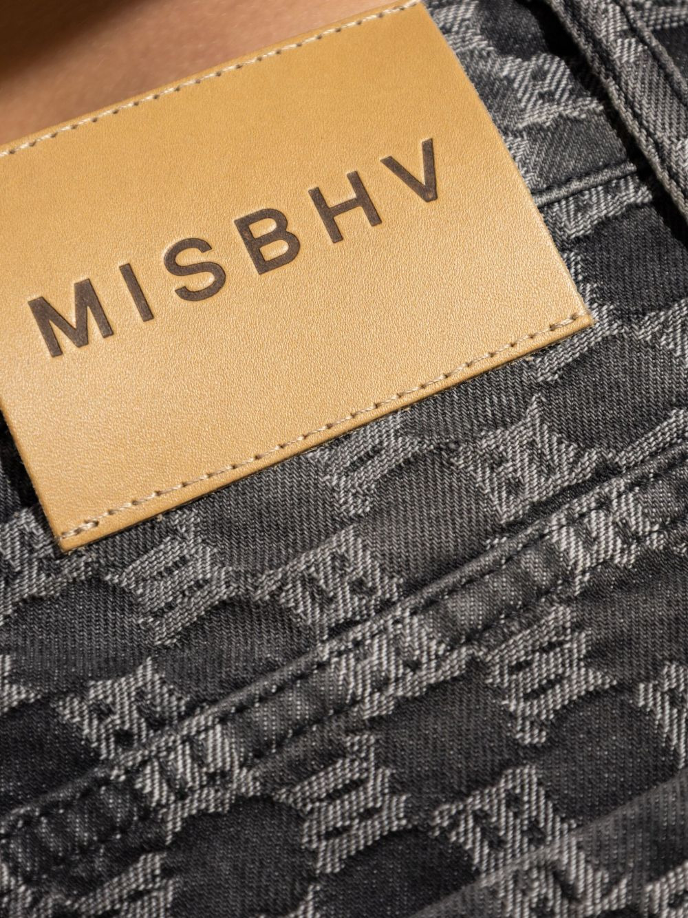 monogram jeans - 5