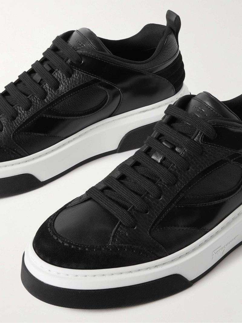 Suede and Leather Sneakers 6