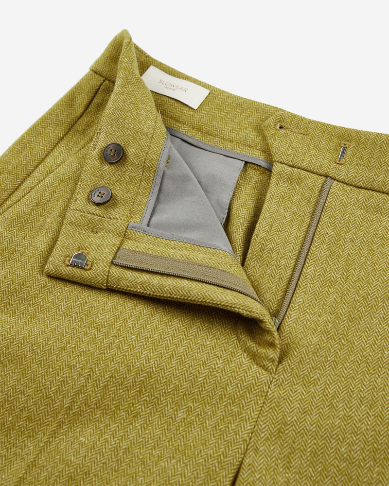 Regular fit trousers in stretch flannel 6