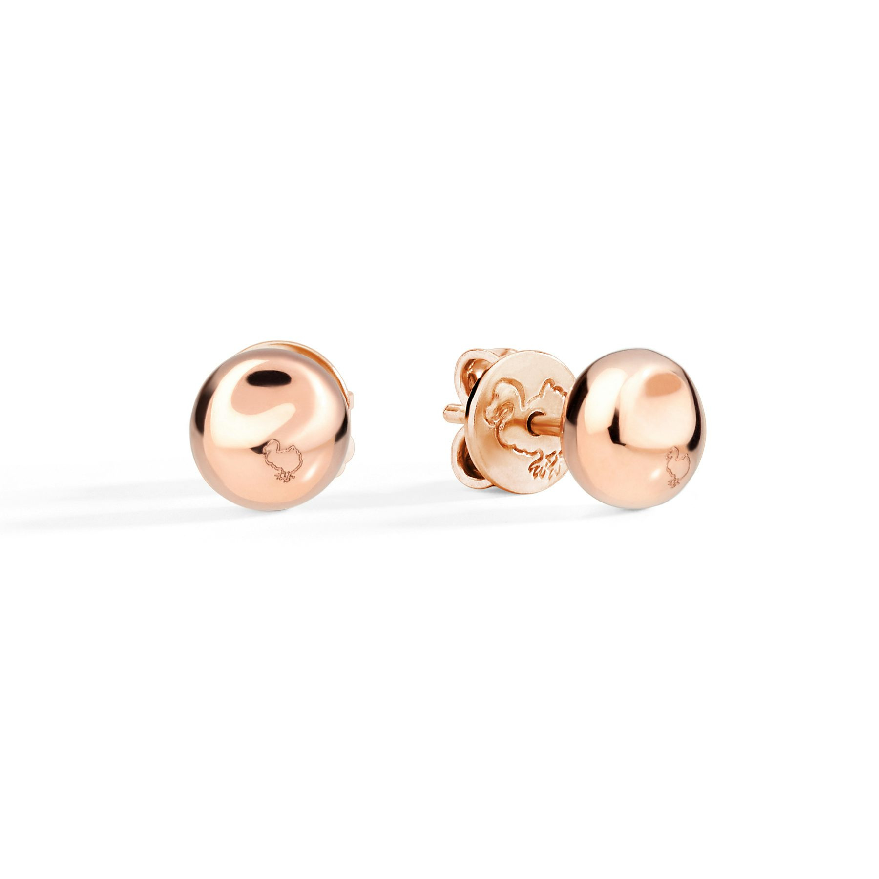 ROSE GOLD PEPITA STUD EARRING - 1